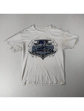 Vintage Orange County Choppers Graphic T-Shirt Thrashed